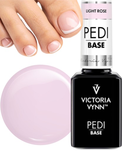 VICTORIA VYNN PEDI BASE BAZA HYBRYDOWA DO PEDICURE - LIGHT ROSE 15 ml