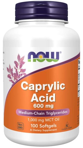Now KWAS KAPRYLOWY Grzybica DROŻDZAKI Candida 100k