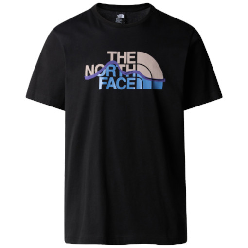 KOSZULKA THE NORTH FACE M MOUNTAIN LINE TEE MĘSKA CZARNY XXL