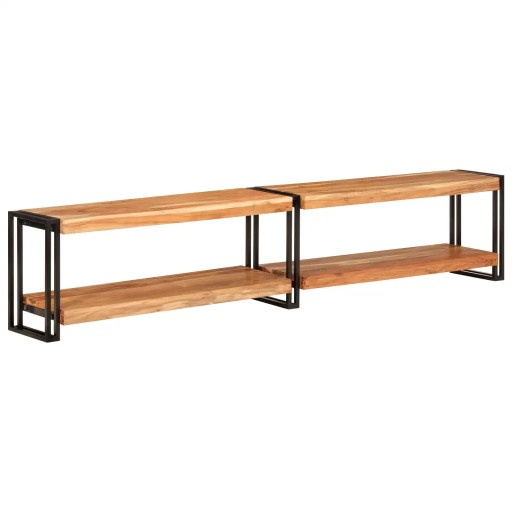Szafka pod TV, 200x30x40 cm, lite drewno akacjowe