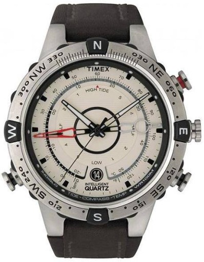 ORYGINALNY PASEK SKÓRZANY BRĄZ TIMEX T2N721 16 mm