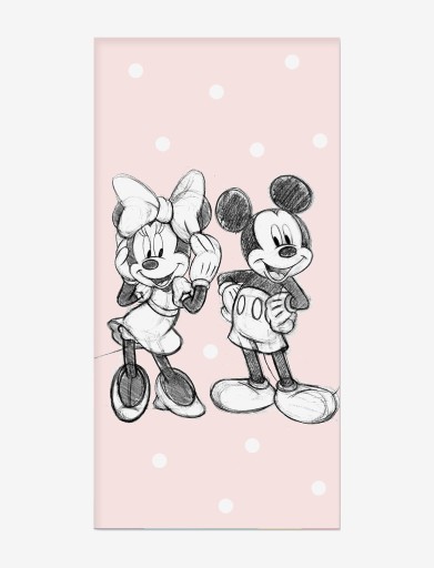 Ręcznik kąpielowy Myszka Minnie i Mickey 4503 70x140cm