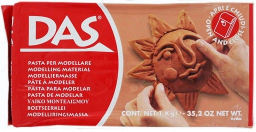 DAS Glina samoutwardzalna glinka 1 kg TERRACOTA