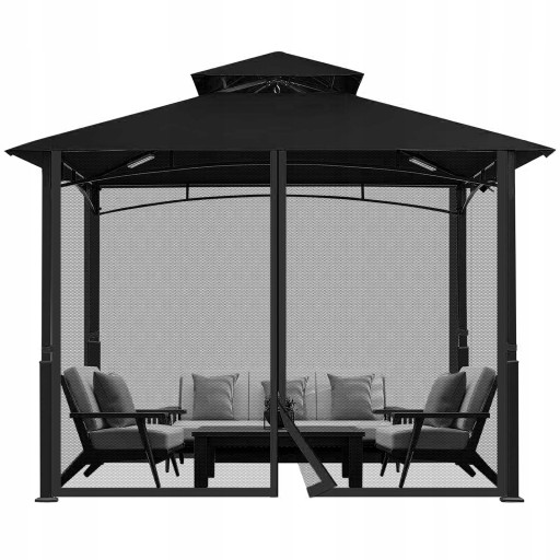 PAWILON OGRODOWY MOSKITIERA 3 X 3 M