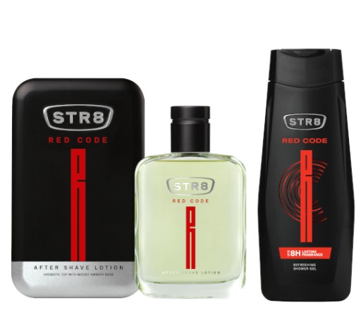 STR8 RED CODE ZESTAW 2cz WODA ASL 100ml + ŻEL 400ml