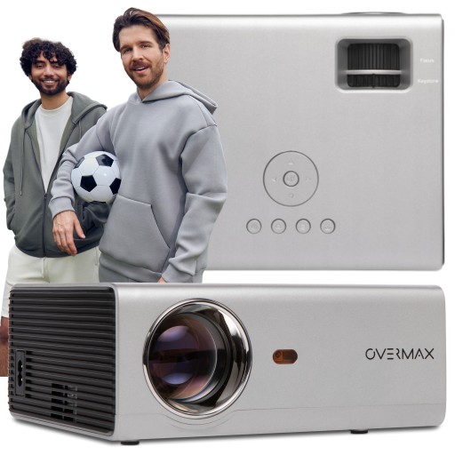 Projektor Rzutnik Full HD 2200 lm 1920x1080 Overmax + Pilot + Kabel HDMI