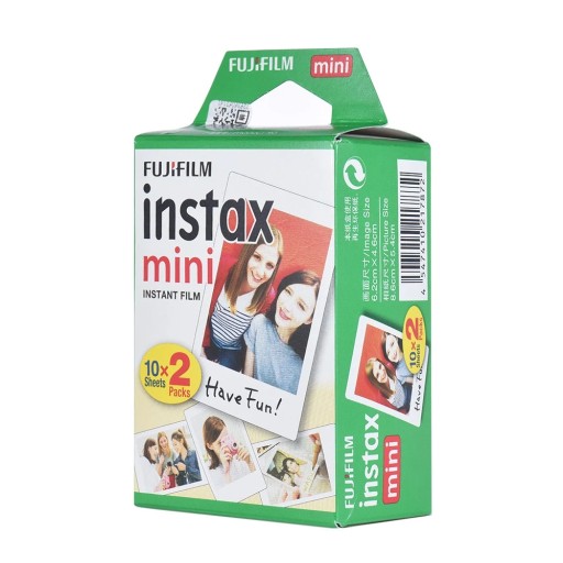 Fujifilm Instax Mini 20 Sheets White Film Photo Paper Snapshot Album