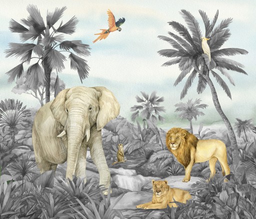 Zasłony JUNGLE , 180 x 160, AG Design