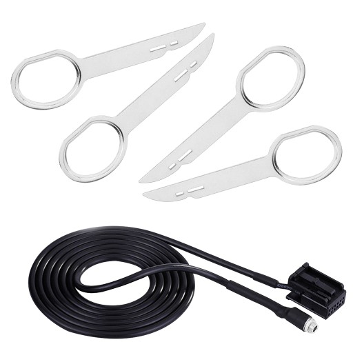 3,5 mm żeńskie AUX + klawisze do usuwania Stereo