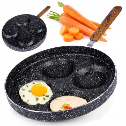 PATELNIA do smażenia JAJEK Racuchów , Pancakes Placków 24cm INDUKCJA