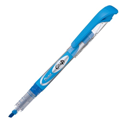 ZAKREŚLACZ MARKER PENTEL SL12 CIENKI NIEBIESKI
