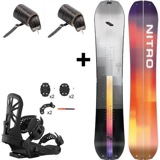 Splitboard NITRO Team Split foki wiązania | 159cm