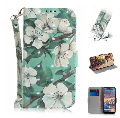 MAGNET LEATHER COVER CASE FOR Nokia 4.2
