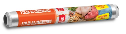 FOLIA ALUMINIOWA 10 M ROLKA ŻYWNOŚĆ PIERWSZA CENA