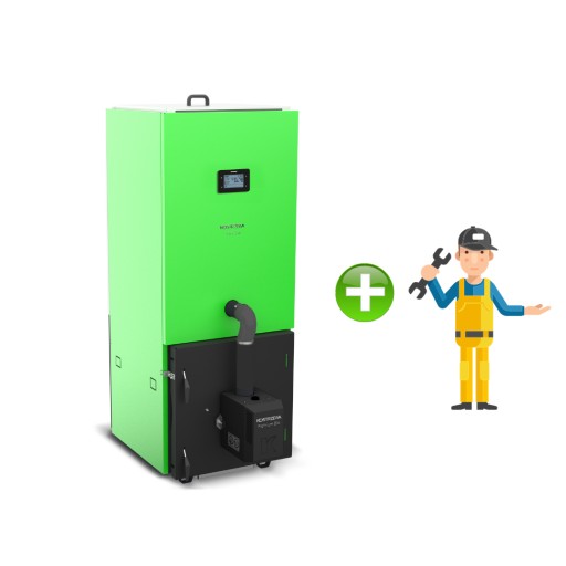 Kocioł pelet Kostrzewa Mini Bio NE 20kw + DOTACJE + GRATIS + RATY 0%