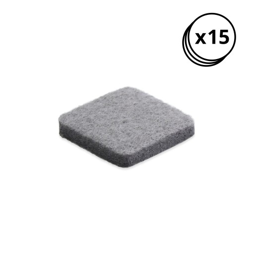 15 SZT FILC PODKŁADKI POD KRZESŁA NOGI MEBLE 25x25