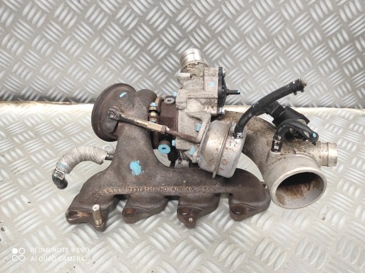 TURBOSPRĘŻARKA TURBINA KOLEKTOR WYDECHOWY OPEL ASTRA J MERIVA B 1.4 TURBO