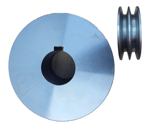 KOŁO PASOWE FI 80 mm PASKI 2x17mmHB otwór FI 22mm SZAJBA