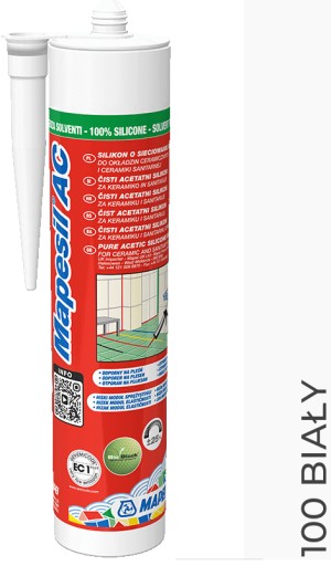 Silikon MAPEI Mapesil AC 100 KOLOR biały