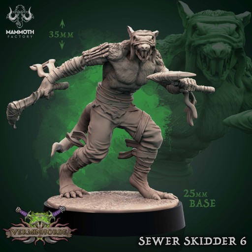 Sewer Skidder 6 - Skaven - Mammoth Factory