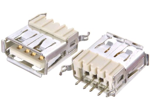 GNIAZDO USB PIONOWE typ A