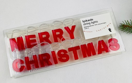 Girlanda świetlna MERRY CHRISTMAS LED