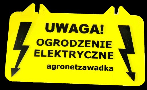 PASTUCH PASTUCH TABLICZKA UWAGA OGRODZENIE ELEKRYC