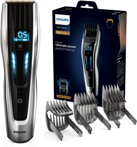 MASZYNKA DO STRZYŻENIA WŁOSÓW PHILIPS SERIES 9000 HC9450/15 BEZPRZEWODOWA