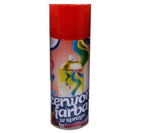 kolorowa FARBA W SPRAYU