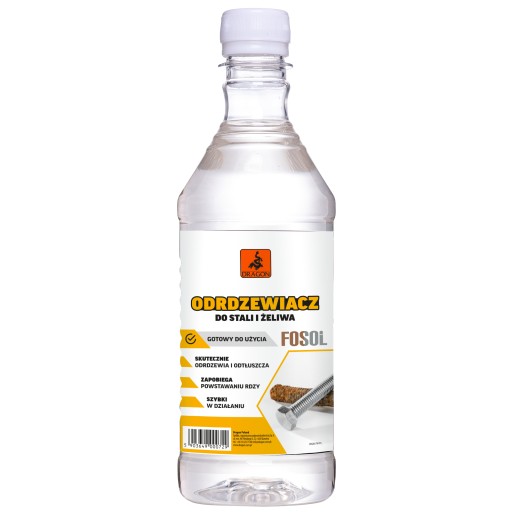 ODRDZEWIACZ DO STALI I ŻELIWA 0,5L FOSOL DRAGON