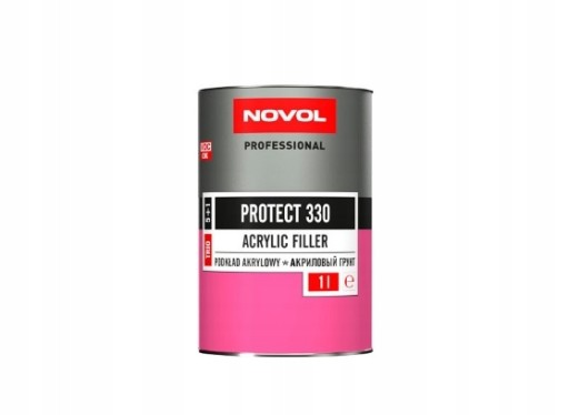 NOVOL PROTECT 330 PODKŁAD AKRYLOWY 5:1 CZARNY 1L