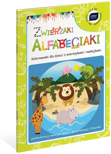 Kolorowanka INTERDRUK A4-32 ZWIERZAKI ALFABECIAKI