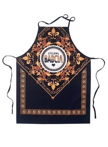 FARTUCH PREMIUM STYLOWEJ BABCI /BABCIA - ORNAMENTY