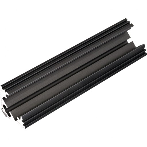 Profil aluminiowy ALU-LED P3 anodowany CZARNY 2m