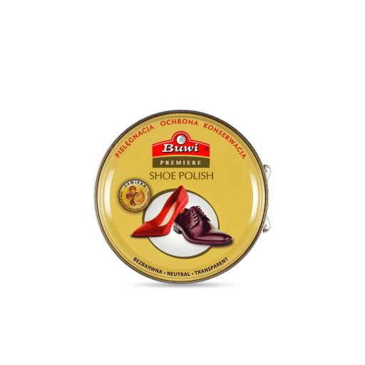 Pasta do butów bezbarwna w puszce 40 ml BUWI