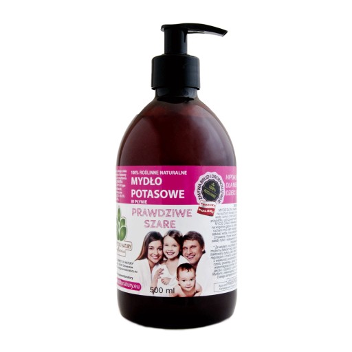 Mydło potasowe w płynie Prawdziwe Szare Powrót do Natury, 500 ml