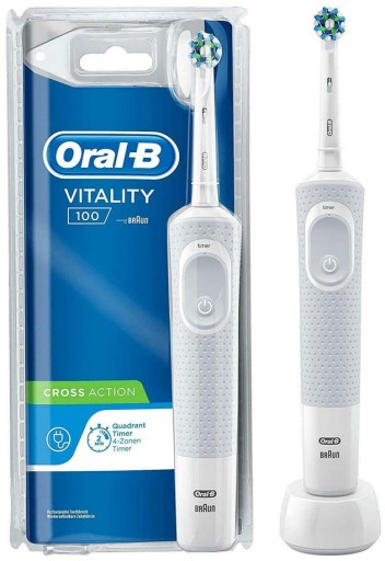 ELEKTRYCZNA SZCZOTECZKA DO ZĘBÓW ORAL B BIAŁA