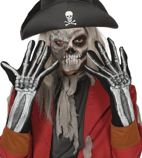 REKAWICZKI SZKIELET KOŚCI KOŚCIOTRUP HALLOWEEN