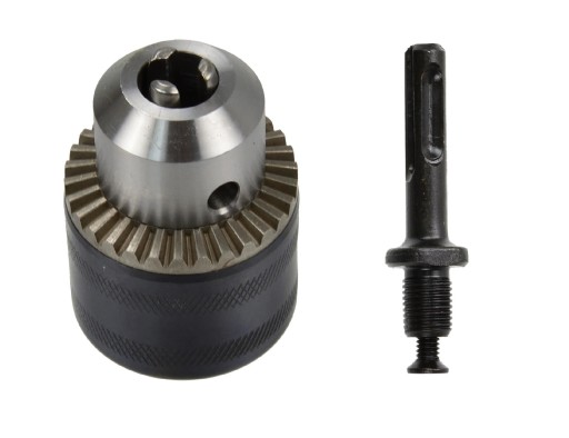 GŁÓWKA DO WIERTARKI + KLUCZ + ADAPTOR SDS PLUS