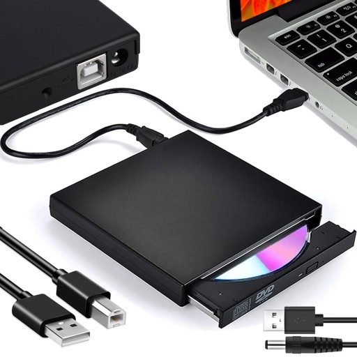 NAPĘD CD-R/DVD-ROM/RW ZEWNĘTRZNY USB NAGRYWARKA