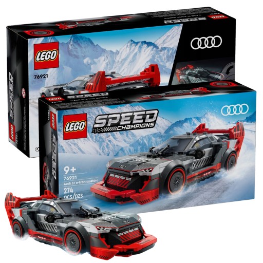 LEGO ZESTAW SPEED CHAMPIONS - SAMOCHÓD AUDI S1 E-TRON QUATTRO