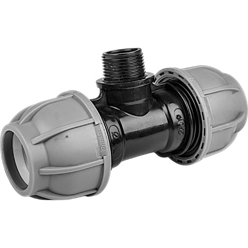 TRÓJNIK DO RUR PE 25 MM / GZ 1/2 CALA NAWADNIANIE ŁĄCZNIK ZŁĄCZKA PN10
