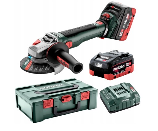 Szlifierka kątowa Metabo WVB 18 LT BL 11-125 QUICK 18V 2X5.5AH LIHD