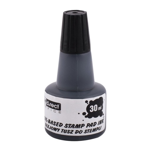 TUSZ DO PIECZĄTEK STEMPLI CZARNY 30ml