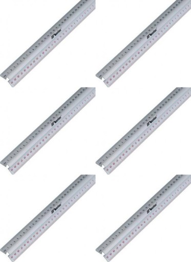 Linijka z uchwytem 100 cm aluminiowa Leniar x 6 sztuk