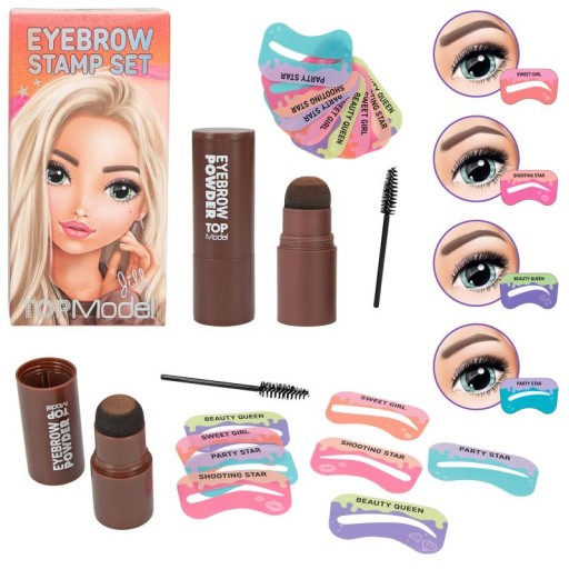 Zestaw do Brwi TOP MODEL Beauty Brązowy