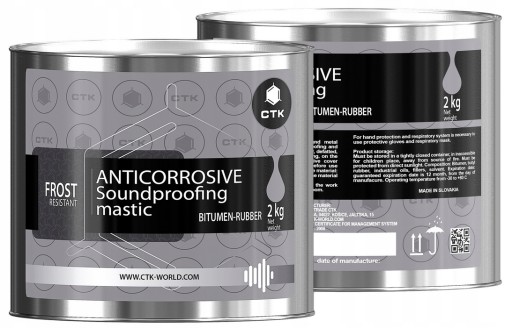 Pasta butylowa CTK Defender Mastic do wygłuszania podwozia