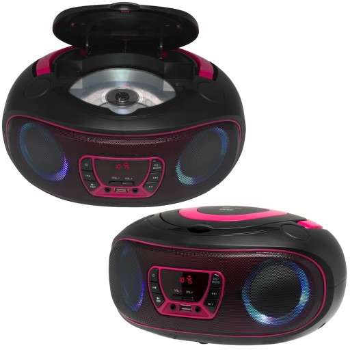 DENVER PRZNOŚNY ODTWARZACZ CD BLUETOOTH USB RADIO