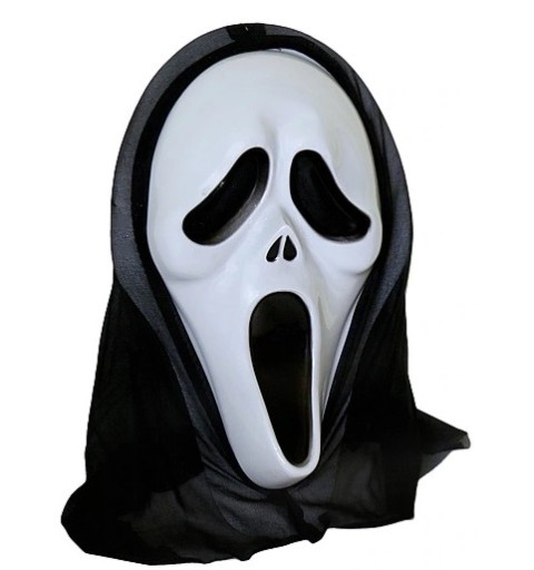 MASKA KRZYK z Kapturem MASKI HALLOWEEN