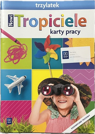 Nowi TROPICIELE karty pracy ćwiczenia trzylatek 3 lata WSIP nowa